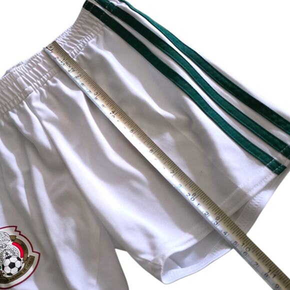 Adidas FMF Mexico National Team White Shorts SZ 3-4 Years - Picture 5 of 7